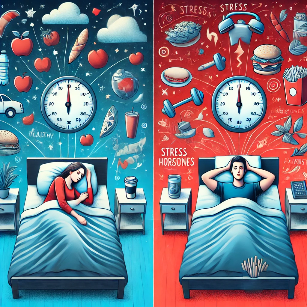sleep and stress on weight loss